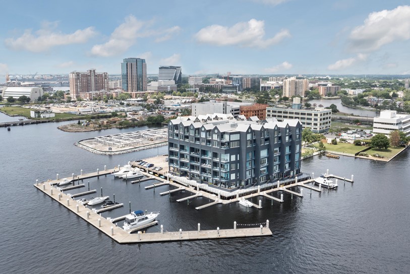 Transformed from an historic cold storage facility in a working harbor, the Pier Condominiums continue to evolve as Norfolk evolves.